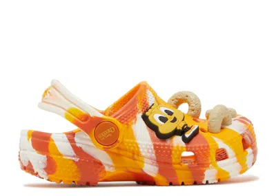 Crocs Babies'  Honey Nut Cheerios X  Classic Clog Toddler 'rise N' Style' In Orange