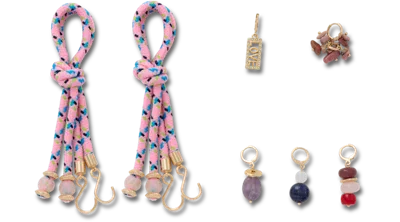 Crocs Hook Laces And Charms Kit Chaussures Unisex Light Pink Os