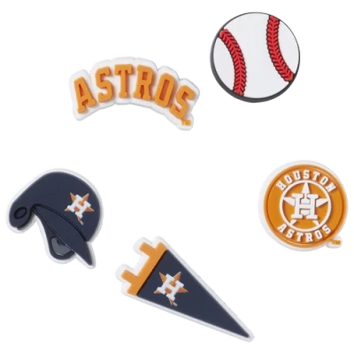 Crocs Kids' Houston Astros  Houston Astros 5 Pack In Multi