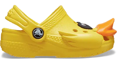 Crocs Infant  Littles I Am Rubber Ducky In Sunflower
