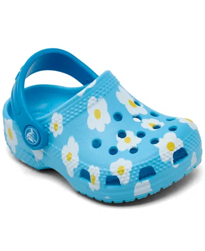 Crocs Babies' Infant Littles Daisy Classic Clogs From Finish Line In Blue