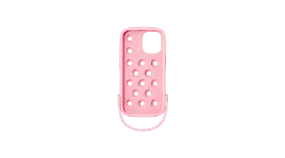 Crocs Iphone 16 Compatible Case In Pink