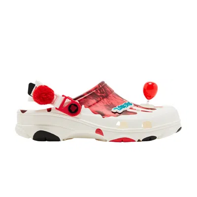 Pre-owned Crocs It X All-terrain Clog 'horror Pack - Pennywise' In Red