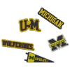 Crocs Jibbitz University Of Michigan 5 Pack In Multi