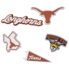 Crocs Jibbitz University Of Texas 5 Pack In Multi