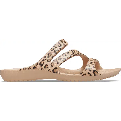 Crocs Kadee Ii Leopard Sandal In Brown
