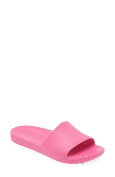 Crocs Kadee Slide Sandal In Electric Pink