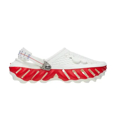 Pre-owned Crocs Kanghyuk X Echo Clog 'white Red'