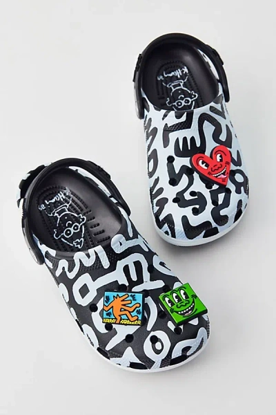 Crocs Keith Haring Classic Clog In Black, Women's At Urban Outfitters
