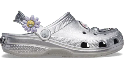 Crocs Kenny Scharf Classic Clog In Silver