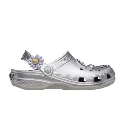 Pre-owned Crocs Kenny Scharf X Classic Clog 'silver'