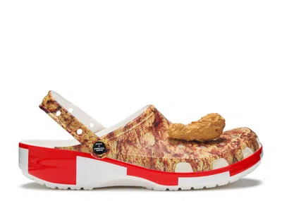 Crocs Kfc X  Classic Clog 'fried Chicken Print' In Brown