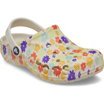 Crocs Kids' Baya Print Clog In Black
