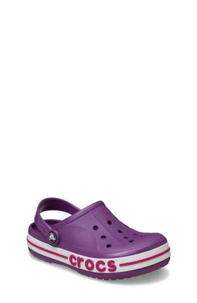 Crocs Kids' Bayaband Clog In Purple