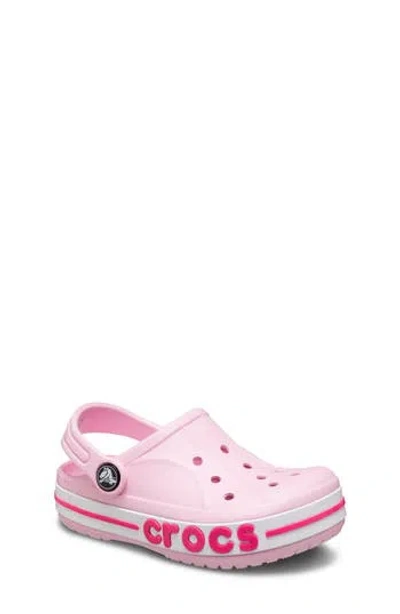 Crocs Kids' Bayaband Clog In Ballerina Pink Candy Pink