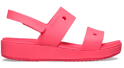 Crocs Kids' Brooklyn Sandal In Pink