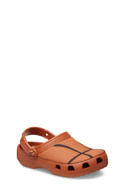 Crocs Kids' Classic Basketball Clog In Sand