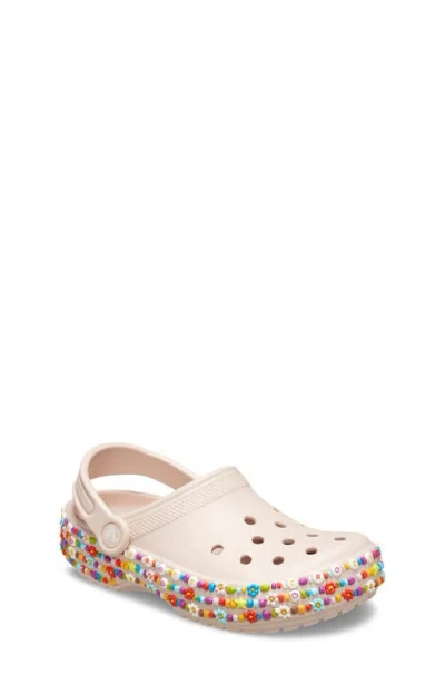 Crocs Kids' Classic Beaded Band Clog In Multi