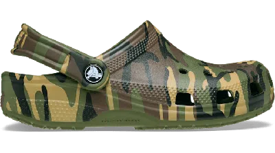 Crocs Kids' Classic Camouflage Clog In Multi