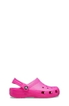 Crocs Toddler Classic Neon Highlighter Clog In Pink Crush