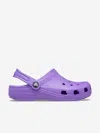 Crocs Little Girls Classic Clog Sandals From Finish Line In Purple