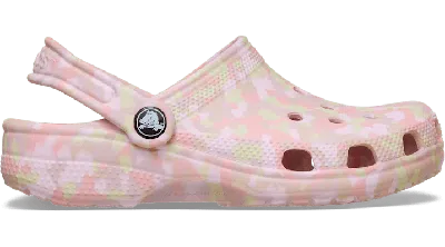 Crocs Babies' Kids' Classic Confetti Clog In Pink