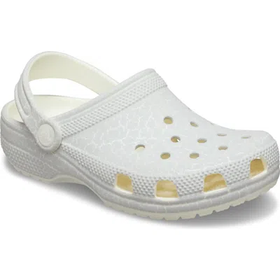 Crocs Kids Classic Crackle Glow In Gray