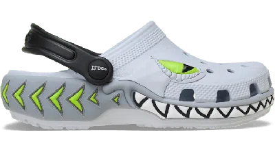Crocs Kids' Classic Creature Lights Clog In Gray