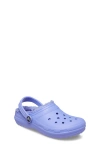 Crocs Kids' Classic Faux Fur Lined Clog In Digital Violet