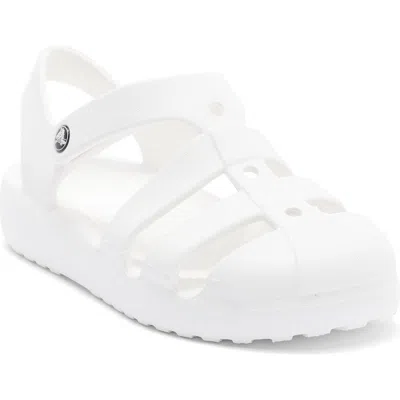 Crocs Kids' Classic Fisherman Sandal In White