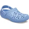 Crocs Kids' Classic Floral Cutout Clog In Blue