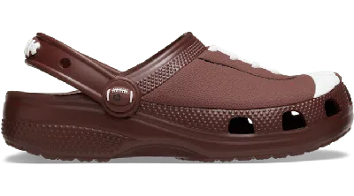 Crocs Kids' Classic Football Clog In Dark Clay