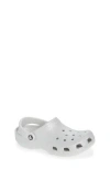 Crocs Kids Classic Clog In Silver Glitter