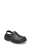 Crocs Kids' Classic Glitter Mary Jane Clog In Black