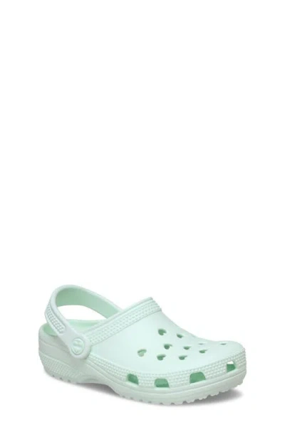 Crocs Kids' Classic Hearts Cutout Clog In Blue
