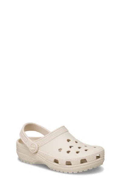 Crocs Kids' Classic Hearts Cutout Clog In Brown