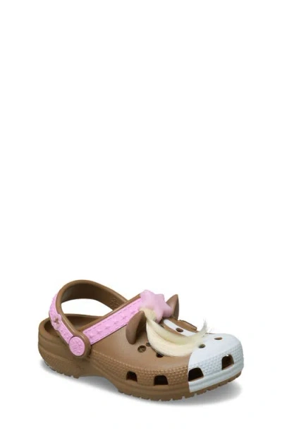Crocs Kids' Classic Iam Horse Clog In Brown