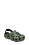 Crocs Kids' Classic Iam Scary Dino Clog In Green
