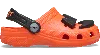 Crocs Kids' Classic Jack O' Lantern Lights Clog In Orange