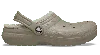 Crocs Kids Classic Lined Clog In Mushroom/bone