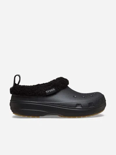 Crocs Kids Classic Lined Shorty Clog In Black