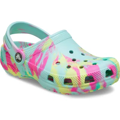 Crocs Toddler Classic Marbled Clog In Multi