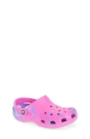 Crocs Kids' Classic Marbled Clog In Pink Crush/multi