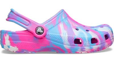 Crocs Kids' Classic Marbled Clog In Pink Crush/multi | ModeSens