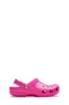 Crocs Unisex Classic Neon Highlighter Clogs - Big Kid In Pink Crush