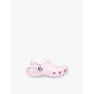 Crocs Pale Pink Kids' Classic Rubber Clogs Eur 22 /5.5 Uk