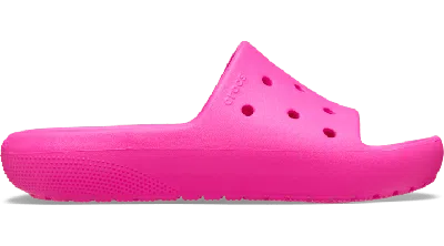 Crocs Kids' Classic Slide In Pink Crush