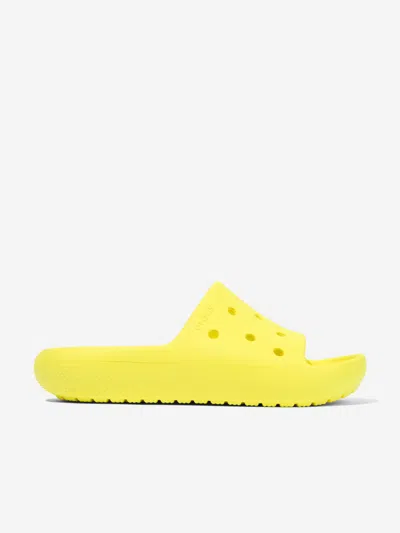 Crocs Kids Classic Slide In Yellow