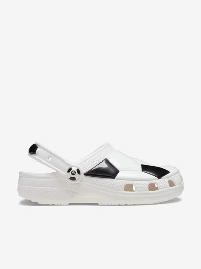 Crocs Kids Classic Soccer Ball Clog In White