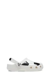 Crocs Toddler Classic Soccer Clog In White/black